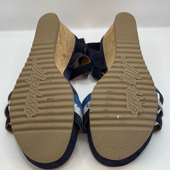 NWOT Mephisto GINY Women's Sandal - Indigo Blue Size 42 US 12 - Picture 6 of 6